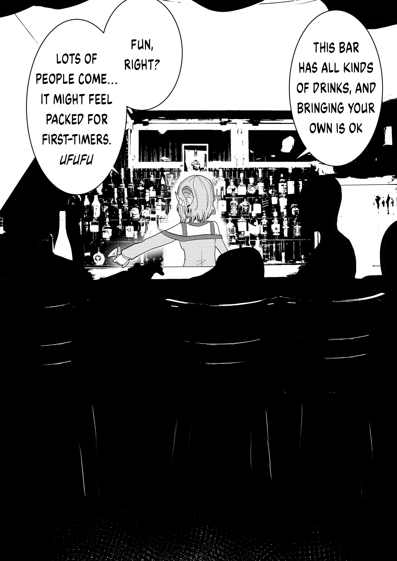 Short Horror Stories Chapter 6 page 4 - Chapter 6: A story about getting lost and coming into a bar with a cute girl