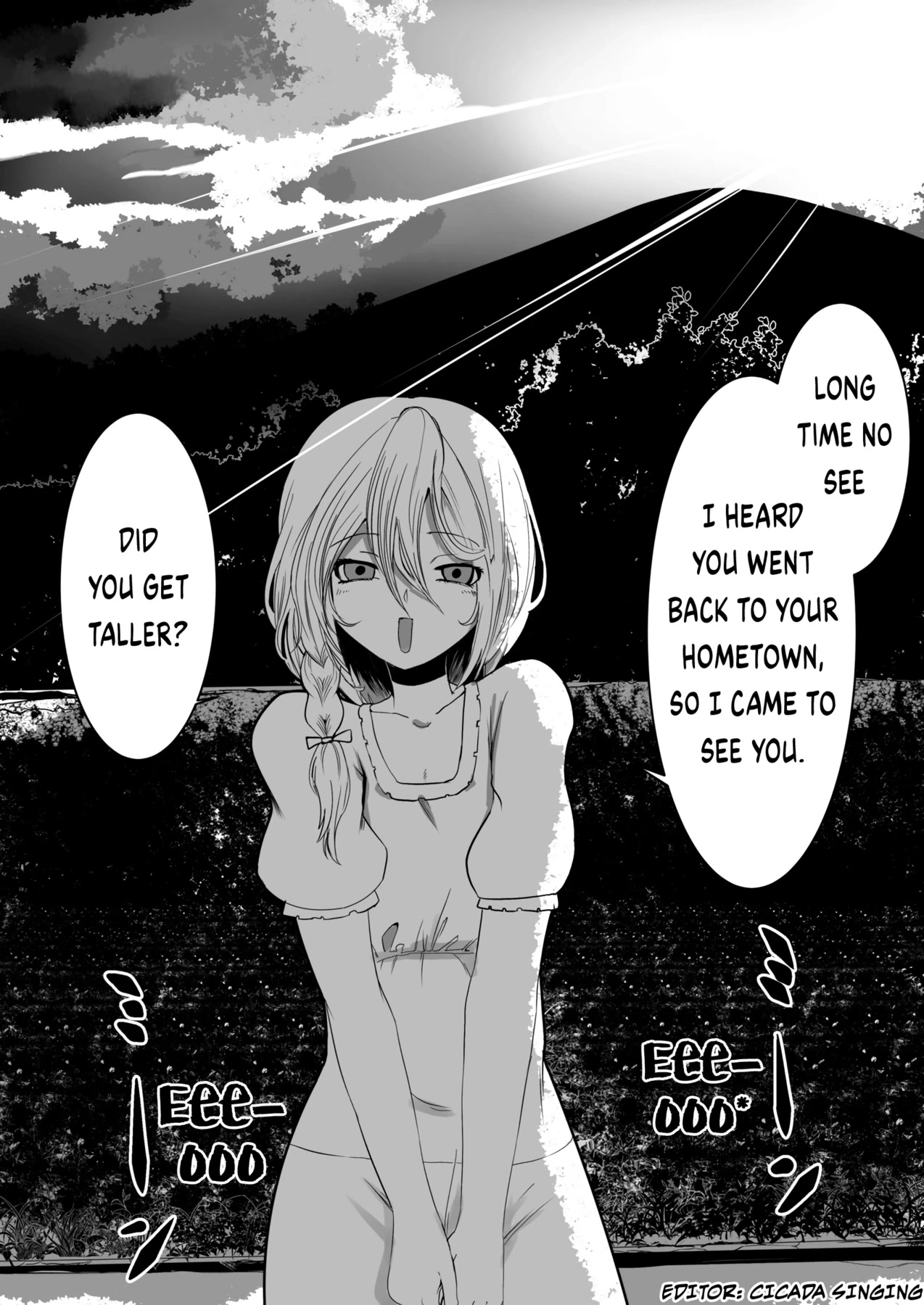 Short Horror Stories Chapter 9 page 1 - Chapter 9: When I returned to my hometown, I met my childhood friend
