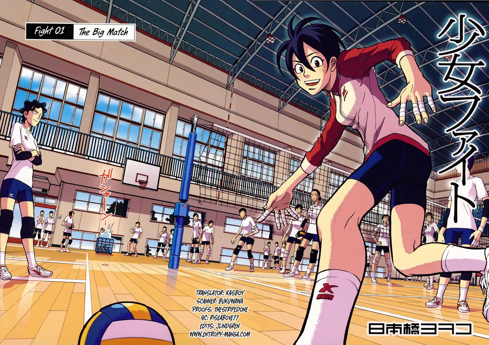 Shoujo Fight Chapter 1 page 3 - Chapter 1: Vol.1 Fight 1: The Big Match
