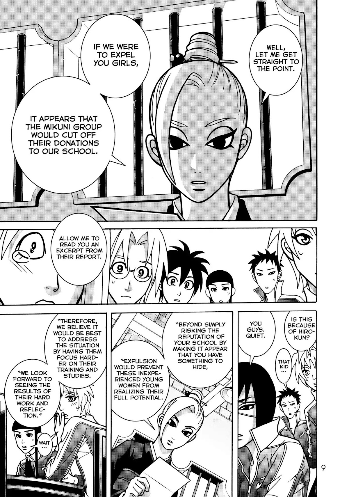 Shoujo Fight Chapter 22 page 9 - Chapter 22: Vol.4 Fight 22: Self-Introduction