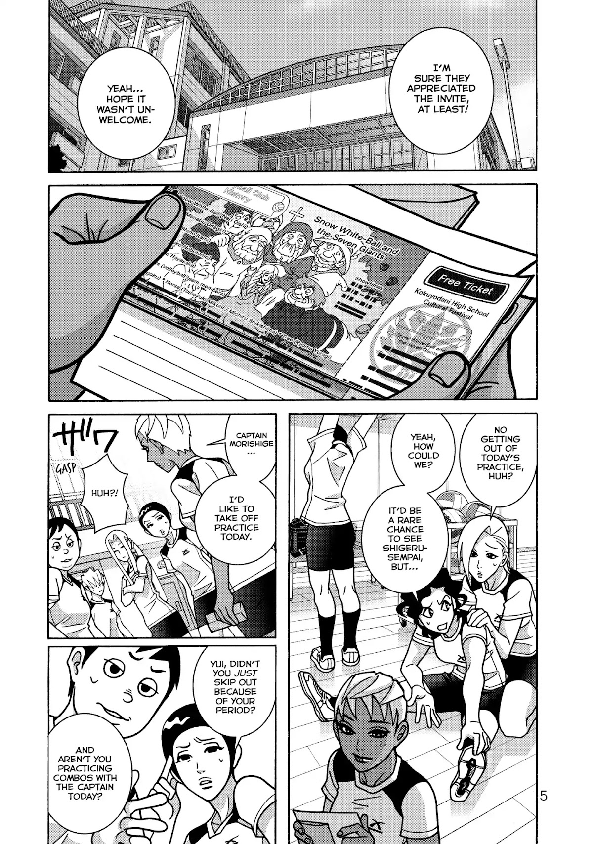 Shoujo Fight Chapter 43 page 5 - Chapter 43: Vol.7 Fight 43: Snow White-Ball