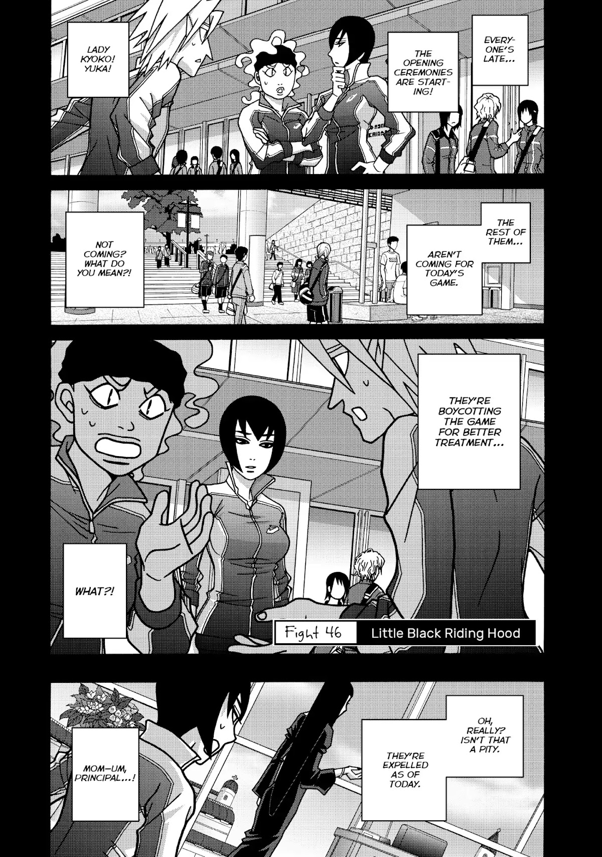 Shoujo Fight Chapter 46 page 1 - Chapter 46: Vol.7 Fight 46: Little Black Riding Hood