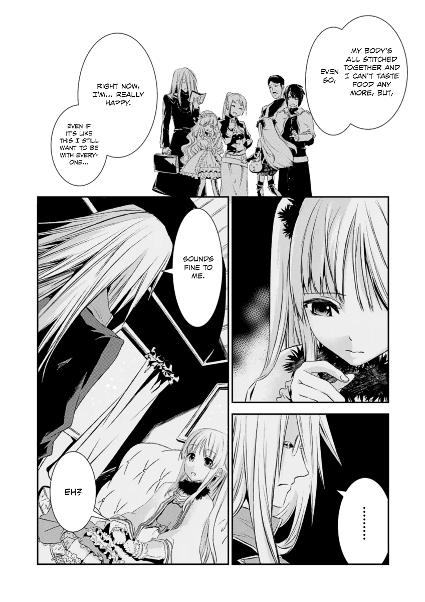 Shoujo Gensou Necrophilia Chapter 14 page 14 - Chapter 14: The Praying Hands that Resist the End and the Hands of Salvation that Wish for It