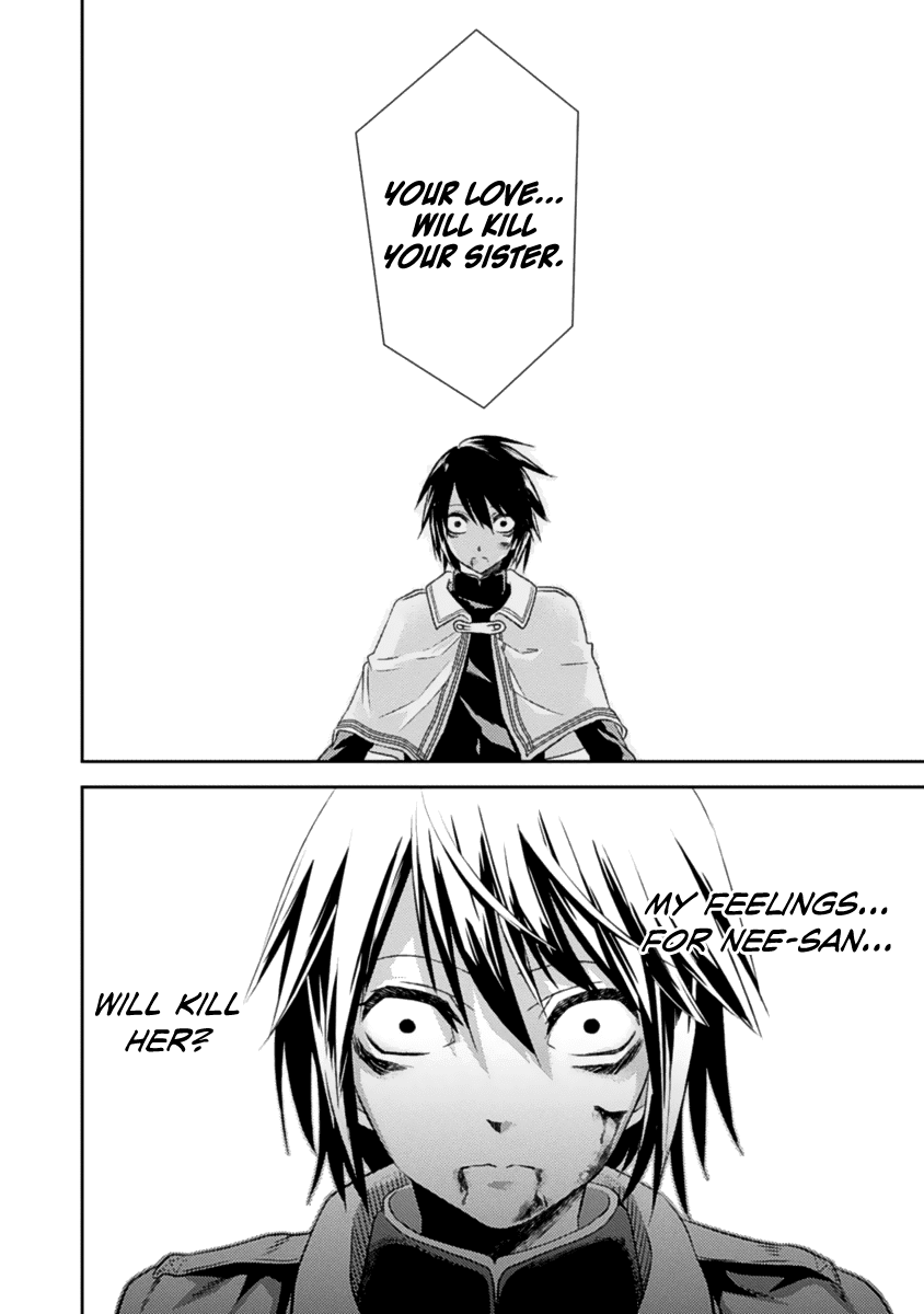 Shoujo Gensou Necrophilia Chapter 14 page 35 - Chapter 14: The Praying Hands that Resist the End and the Hands of Salvation that Wish for It