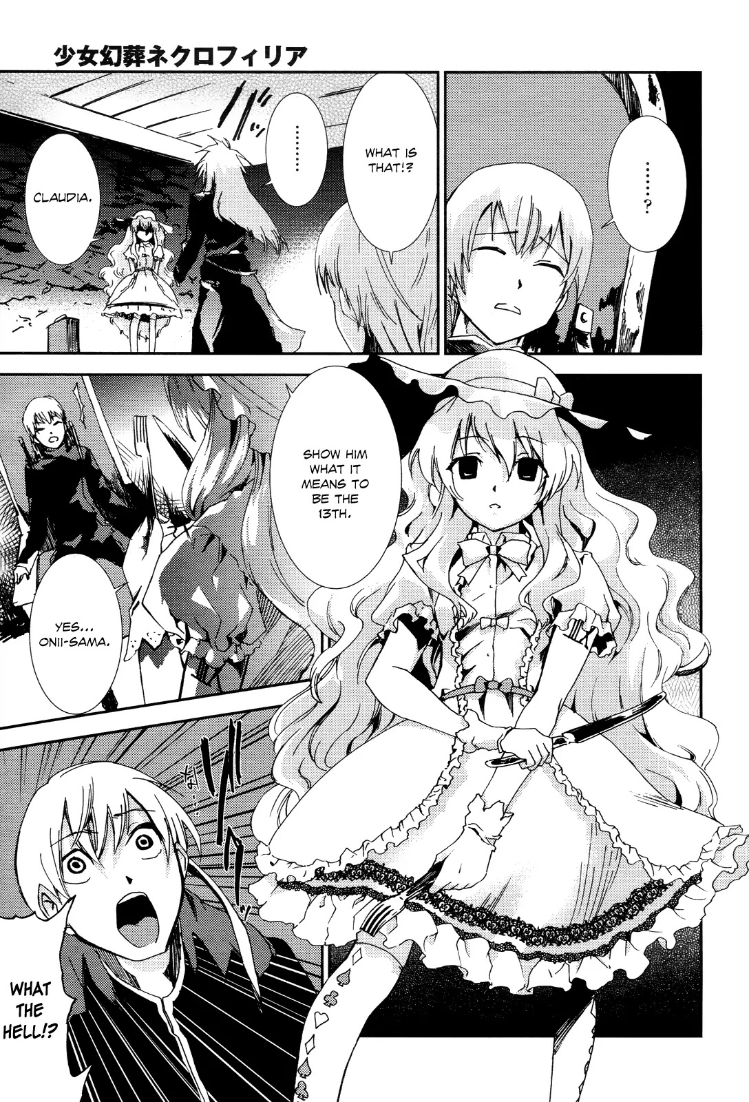 Shoujo Gensou Necrophilia Chapter 4 page 35 - Chapter 4 : The Sin That Stained Paradise