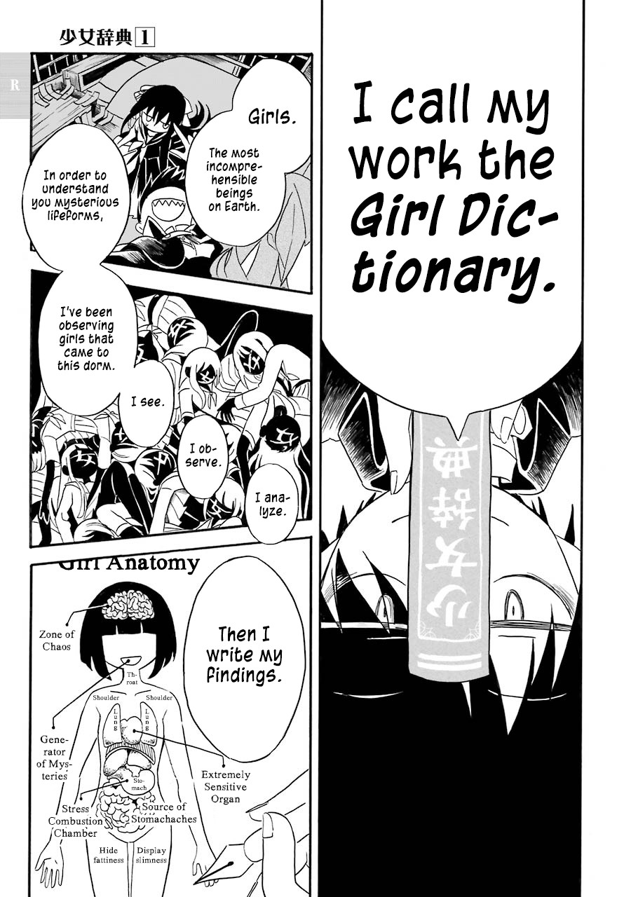 Shoujo Jiten Chapter 1 page 21 - Chapter 1: Runaway Girl