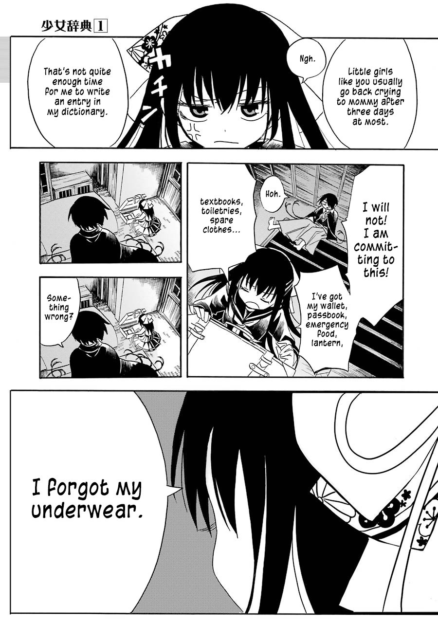 Shoujo Jiten Chapter 1 page 23 - Chapter 1: Runaway Girl