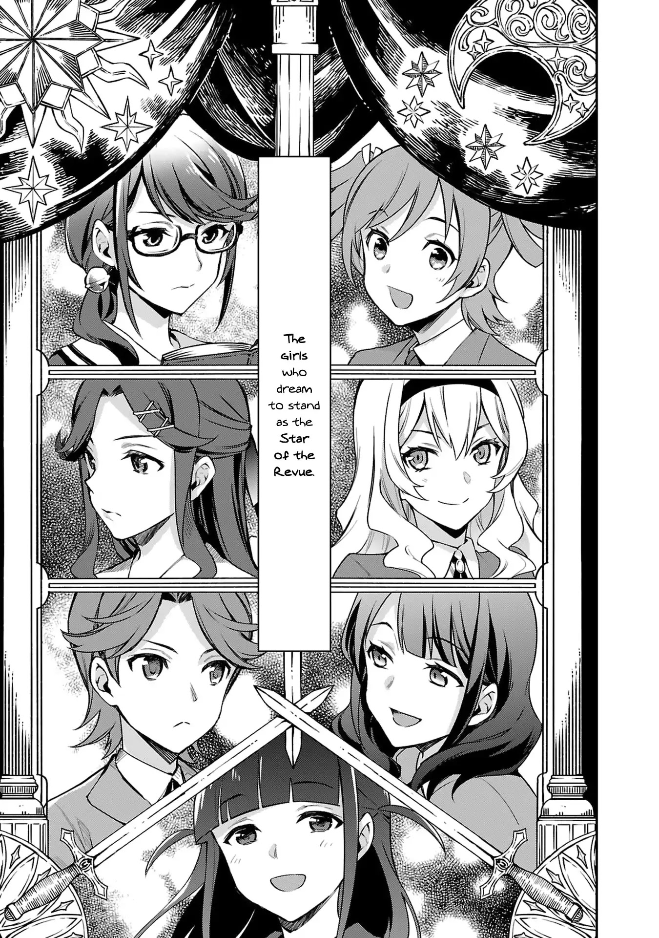Shoujo☆Kageki Revue Starlight Overture Chapter 1 page 32 - Chapter 1: Examinee No.1, Aijou Karen!