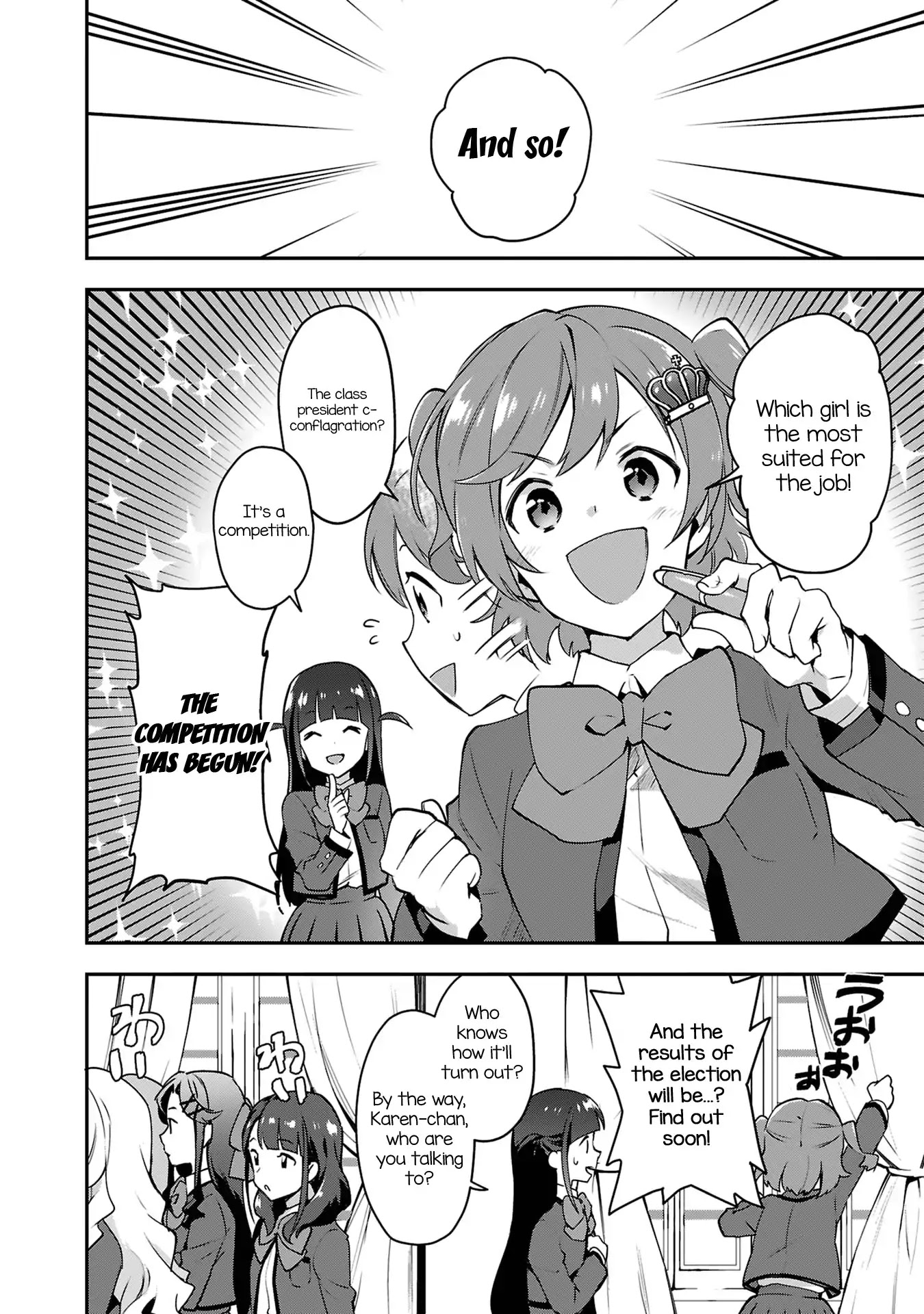 Shoujo☆Kageki Revue Starlight Overture Chapter 3 page 8 - Chapter 3: Serving in the Office of Class President!