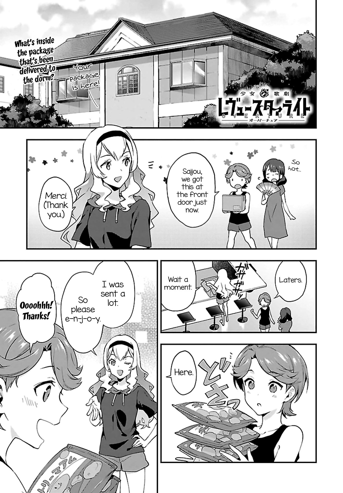 Shoujo☆Kageki Revue Starlight Overture Chapter 7 page 1 - Chapter 7: Saijou Claudine - Child Prodigy
