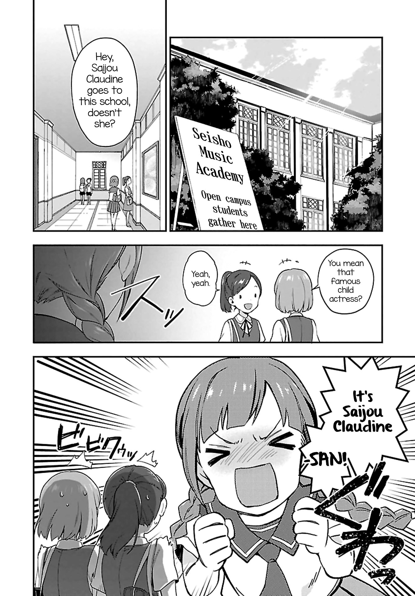 Shoujo☆Kageki Revue Starlight Overture Chapter 7 page 4 - Chapter 7: Saijou Claudine - Child Prodigy