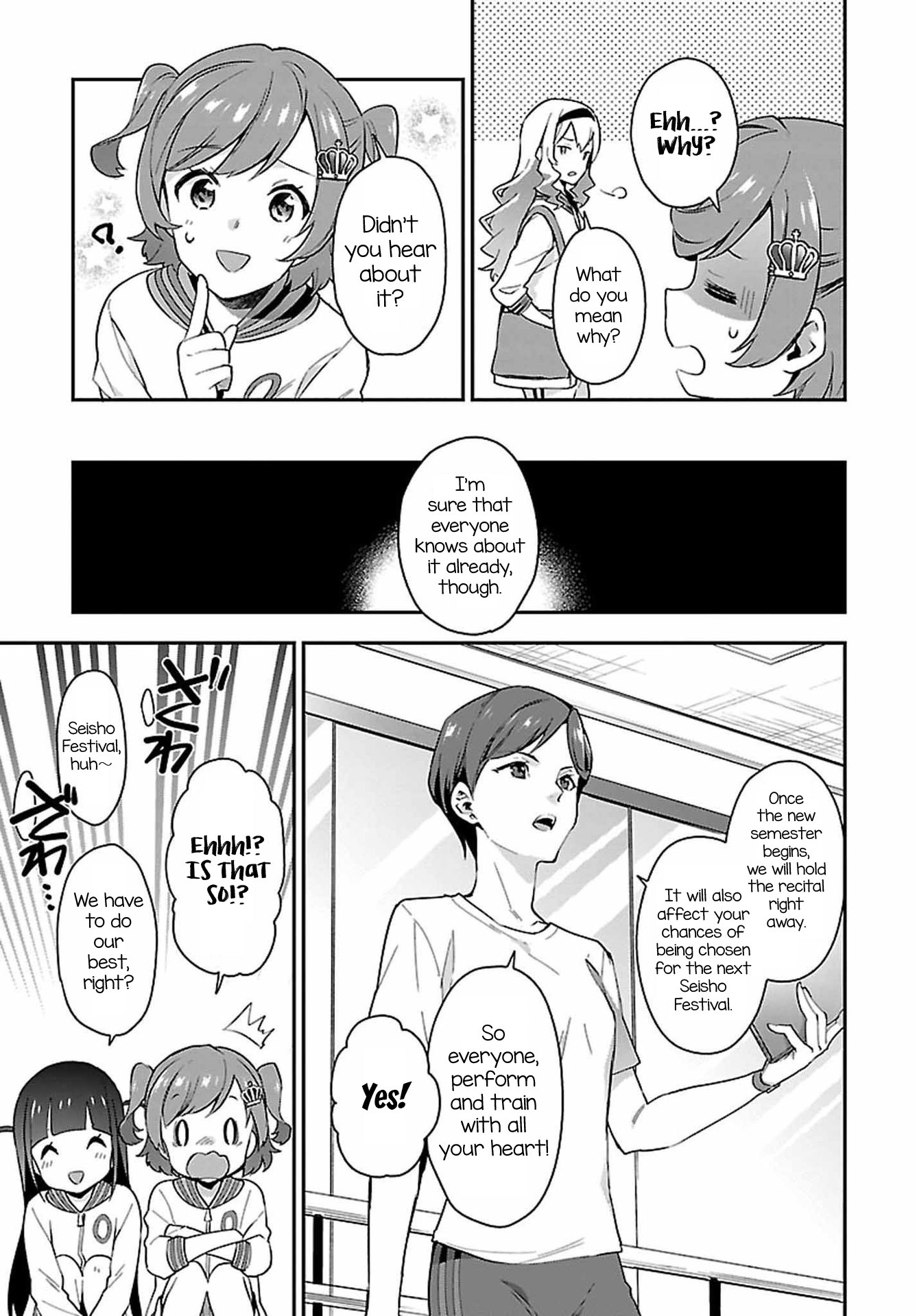 Shoujo☆Kageki Revue Starlight Overture Chapter 8 page 9 - Chapter 8: The Ghost in the Theater