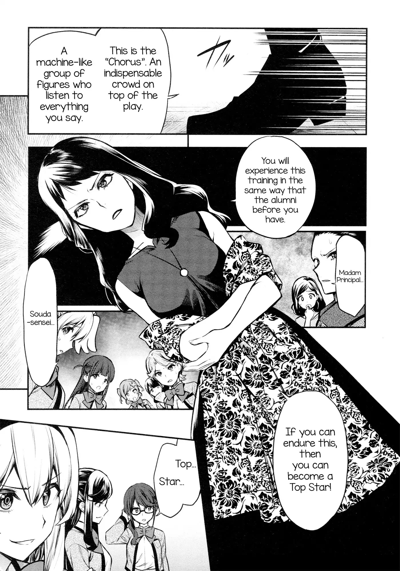 Shoujo Kageki Revue Starlight - The LIVE - Show Must Go On Chapter 1 page 34 - Chapter 1: Stage Girls