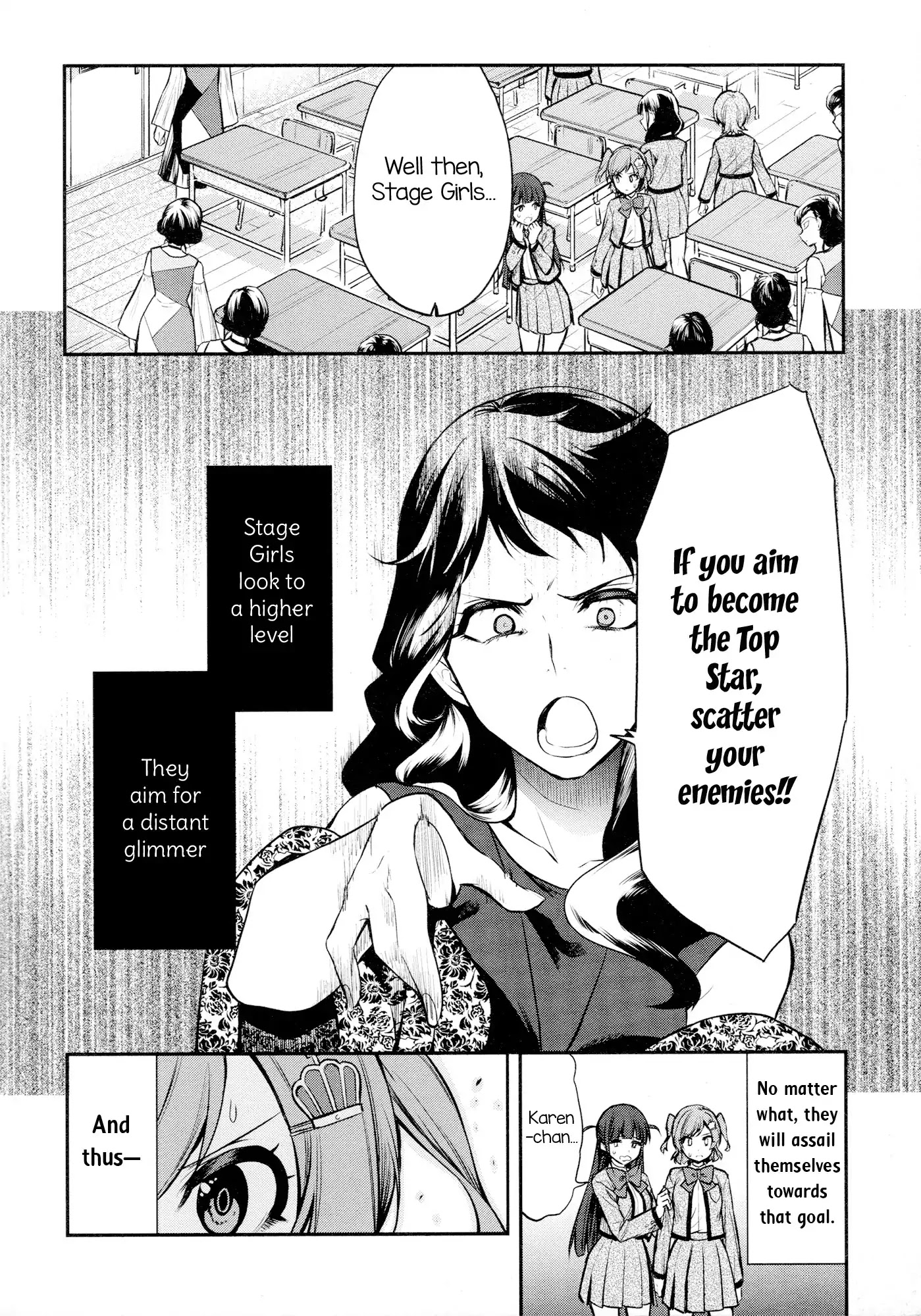 Shoujo Kageki Revue Starlight - The LIVE - Show Must Go On Chapter 1 page 35 - Chapter 1: Stage Girls