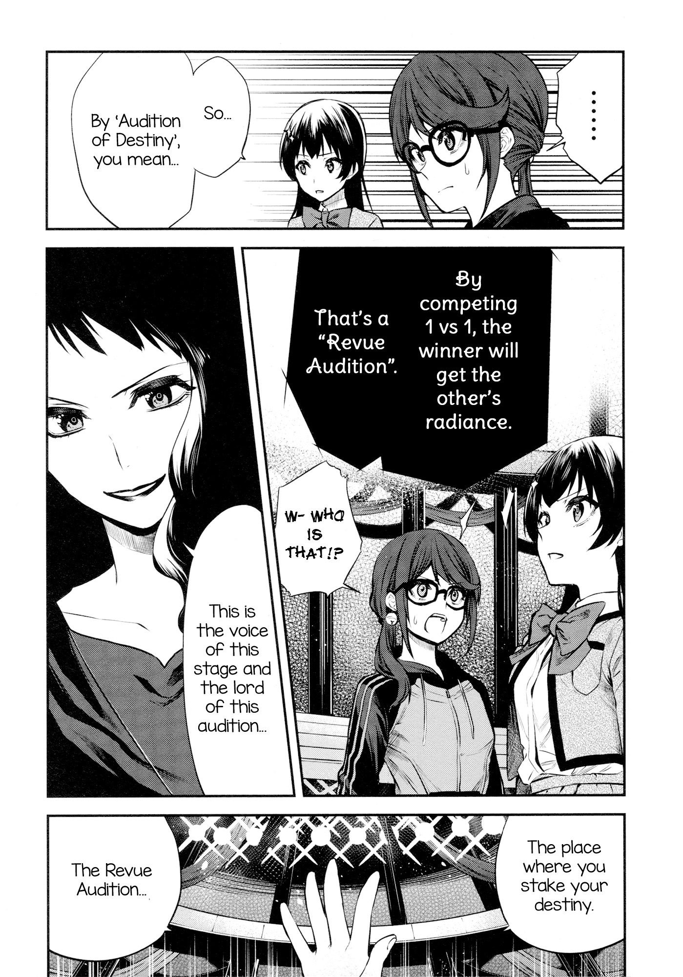 Shoujo Kageki Revue Starlight - The LIVE - Show Must Go On Chapter 3 page 10 - Chapter 3: Revue Audition