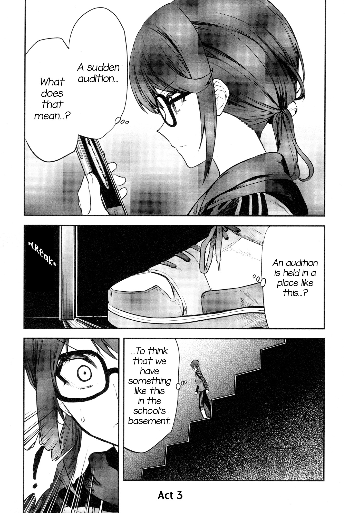 Shoujo Kageki Revue Starlight - The LIVE - Show Must Go On Chapter 3 page 4 - Chapter 3: Revue Audition