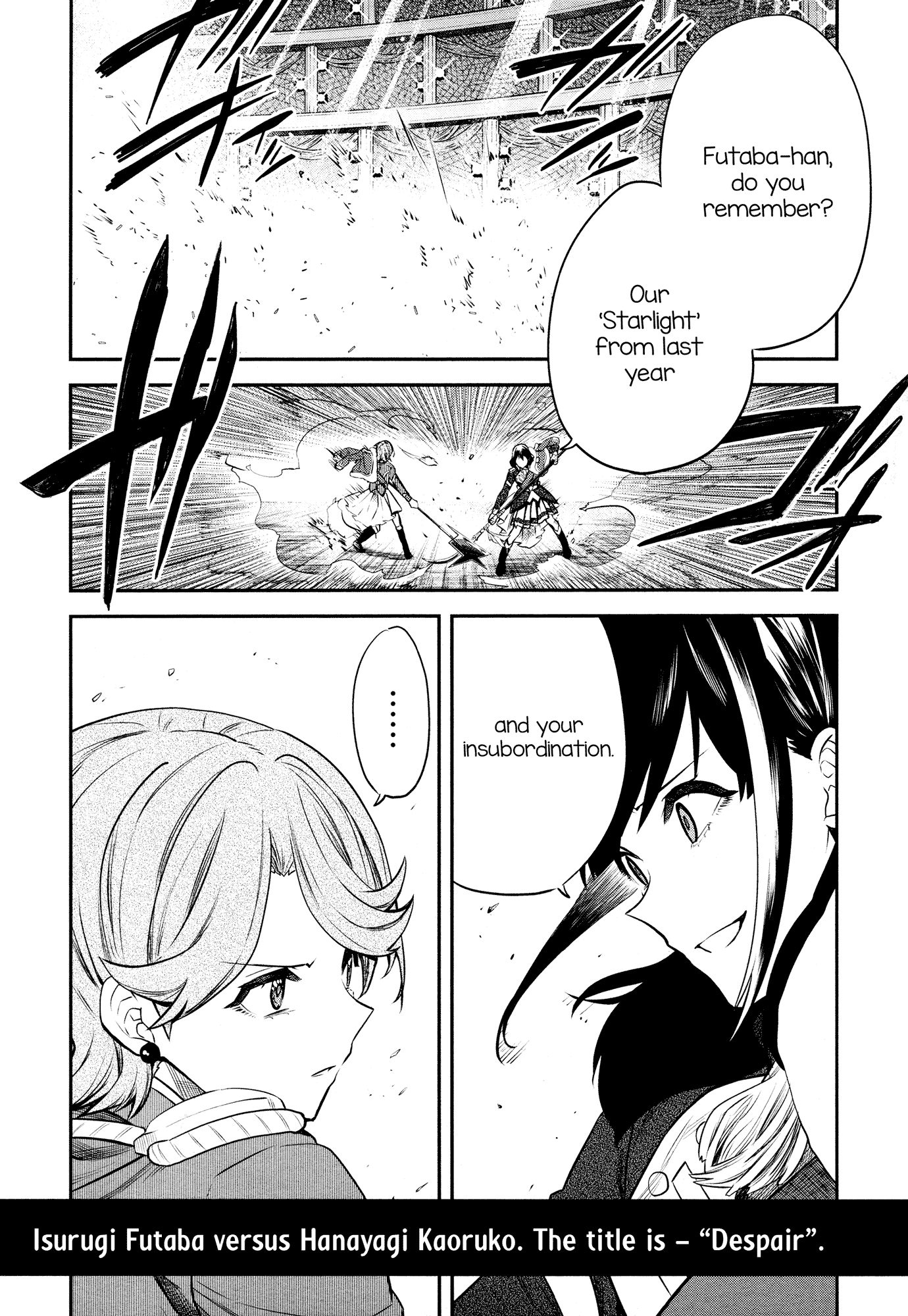 Shoujo Kageki Revue Starlight - The LIVE - Show Must Go On Chapter 7 page 2 - Chapter 7: Despair