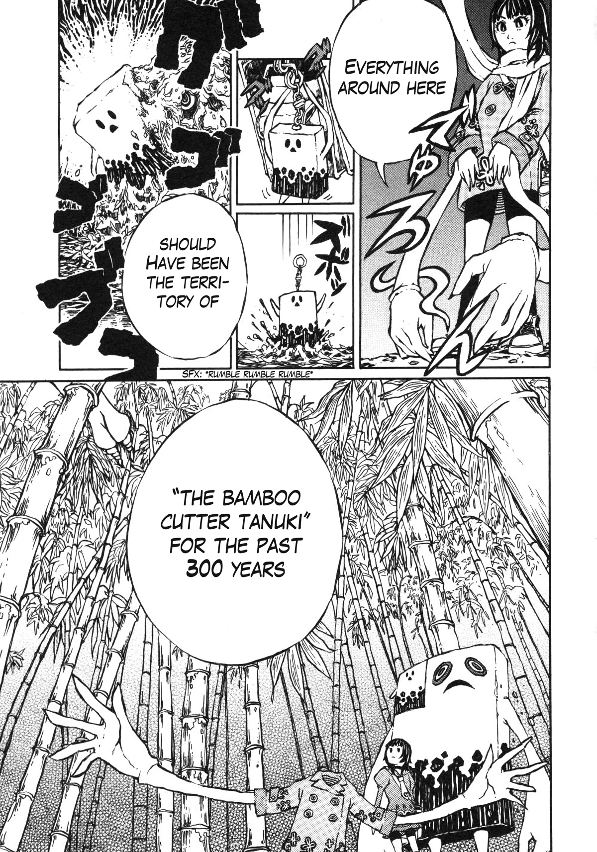 Shoujo Kidan Makora Chapter 2 page 8 - Chapter 2: Tanuki drumming (Part one)
