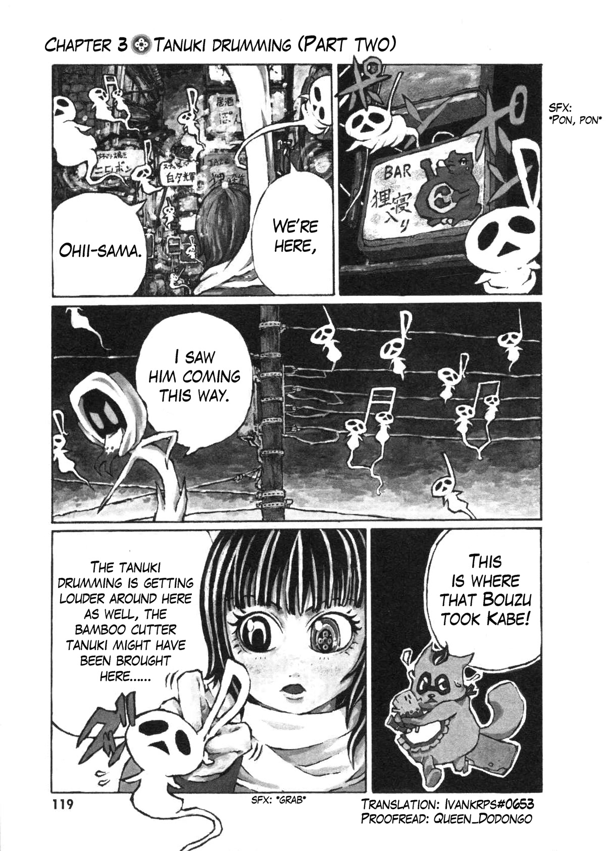 Shoujo Kidan Makora Chapter 3 page 4 - Chapter 3: Tanuki drumming (Part two)