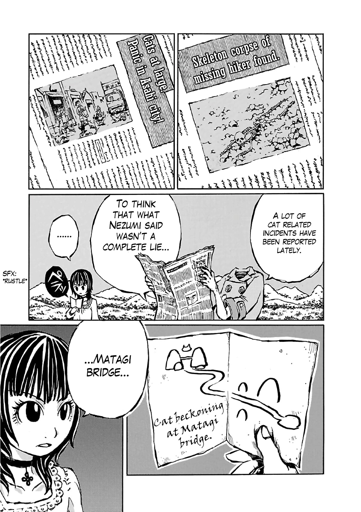 Shoujo Kidan Makora Chapter 4 page 12 - Chapter 4: The cat bridge.