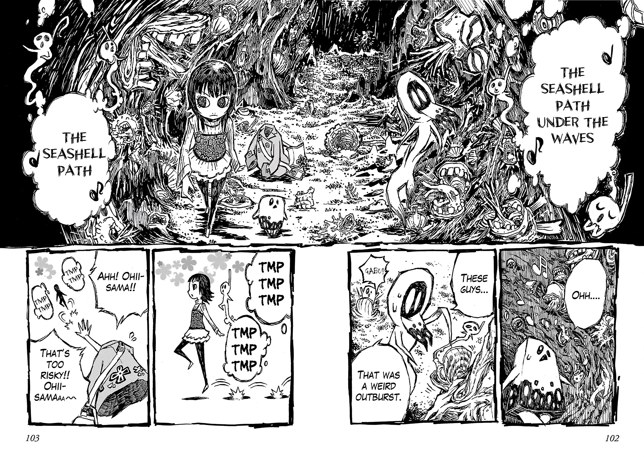 Shoujo Kidan Makora Chapter 6 page 19 - Chapter 6: Seashell cave prison.