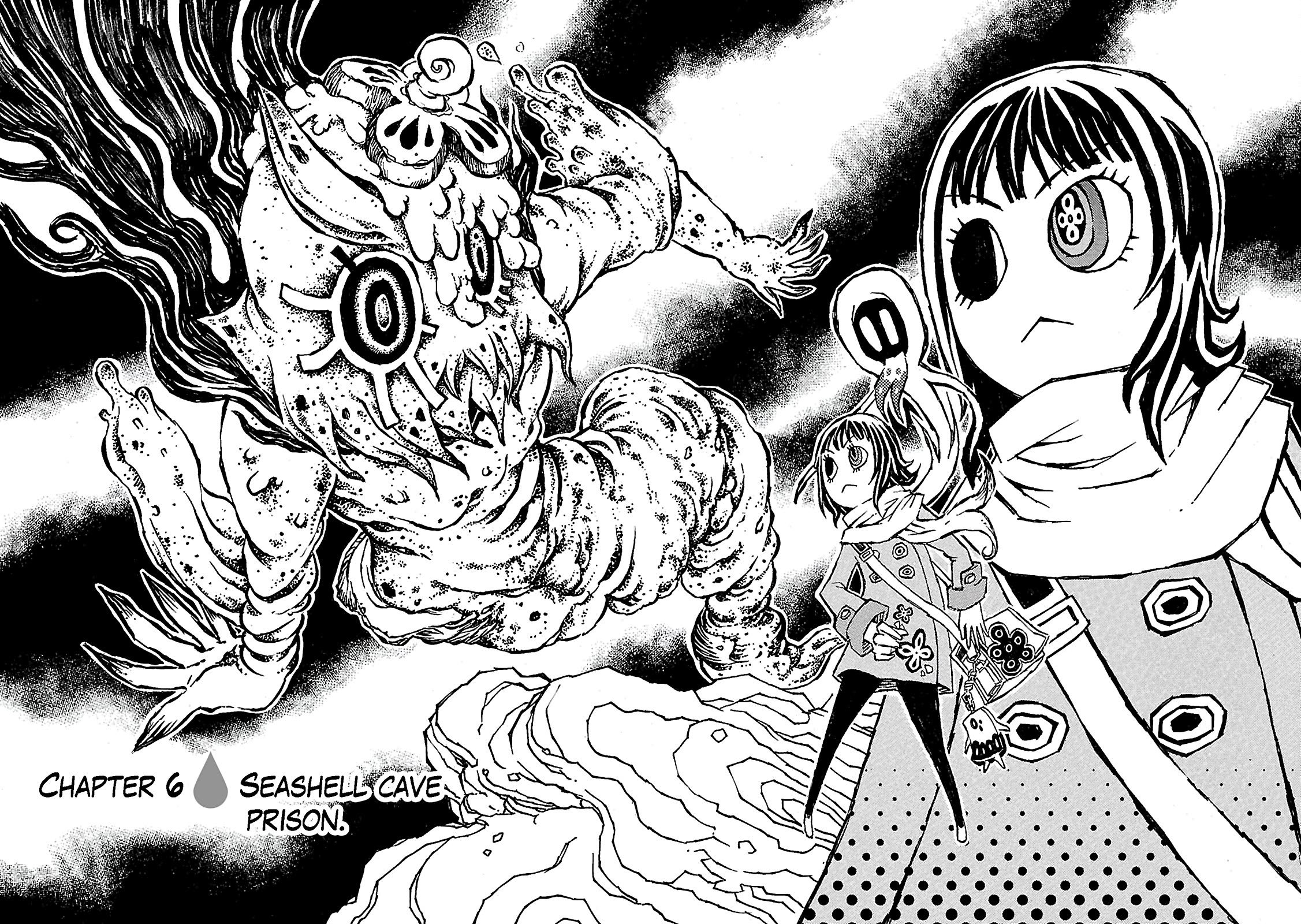 Shoujo Kidan Makora Chapter 6 page 3 - Chapter 6: Seashell cave prison.