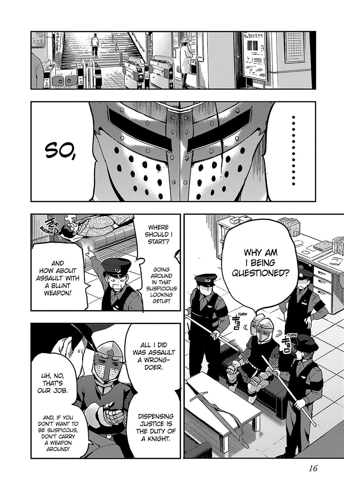Shoujo Kishidan x Knight Tale Chapter 1 page 16 - Chapter 1: Act 1