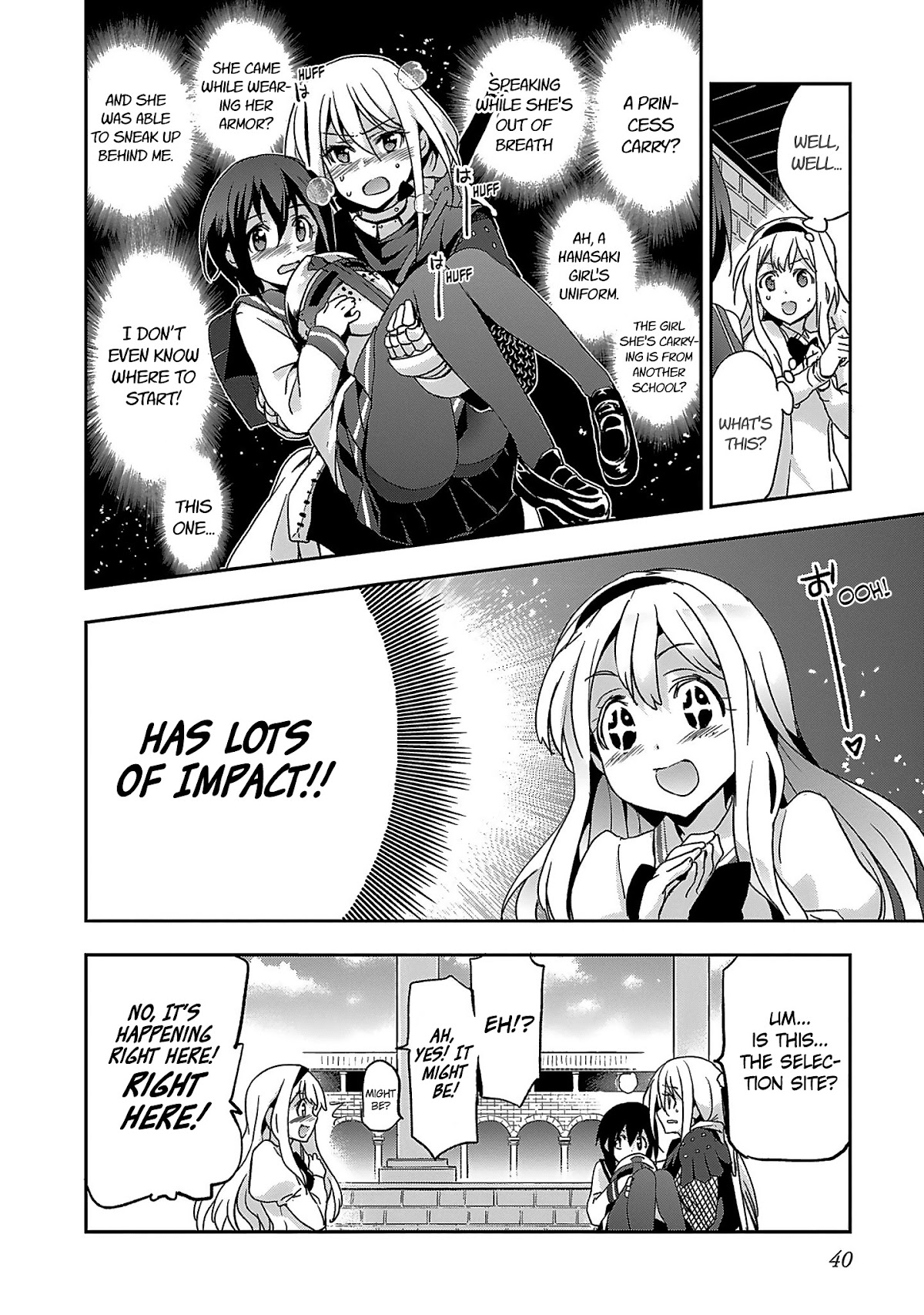 Shoujo Kishidan x Knight Tale Chapter 1 page 39 - Chapter 1: Act 1