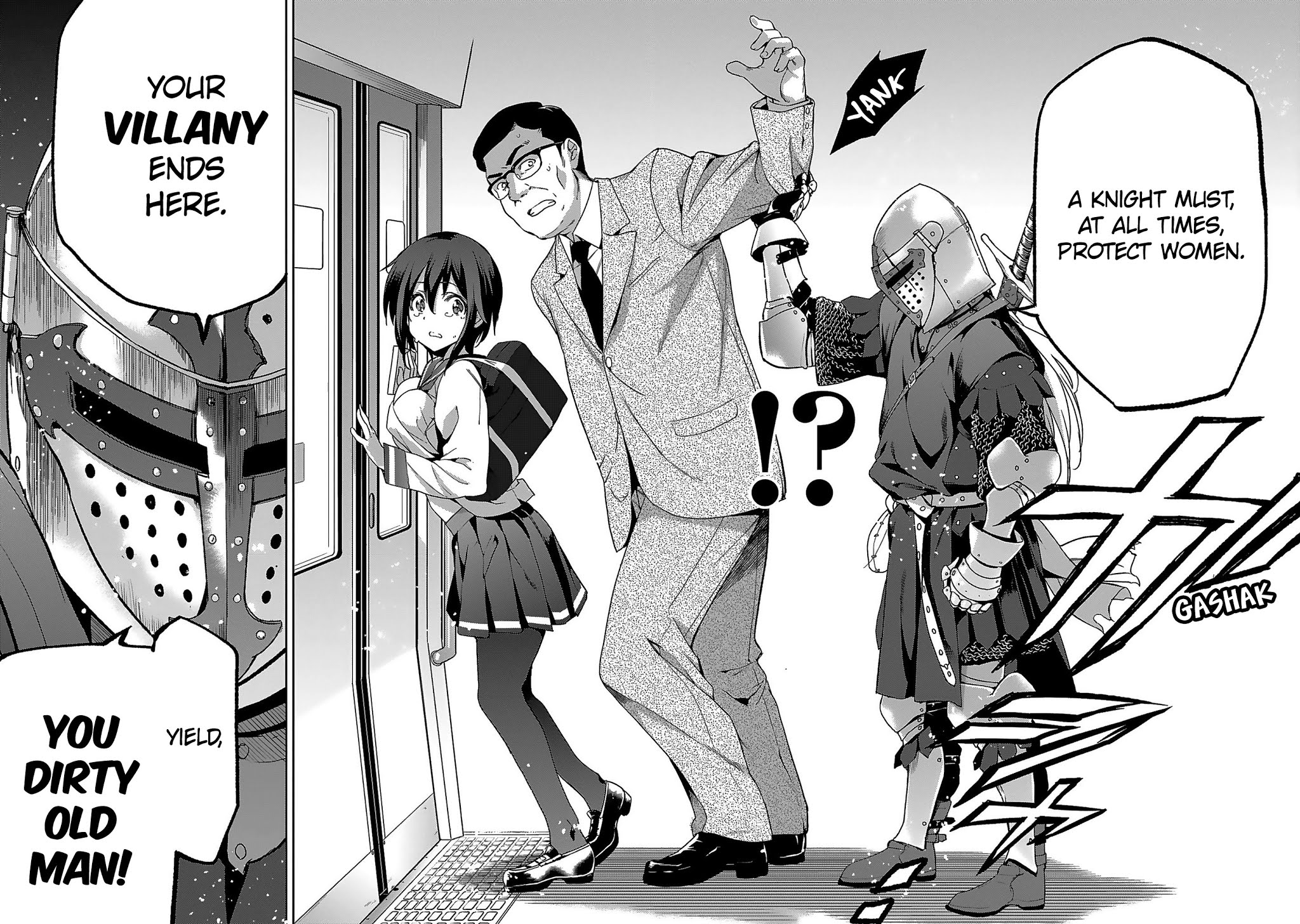 Shoujo Kishidan x Knight Tale Chapter 1 page 8 - Chapter 1: Act 1