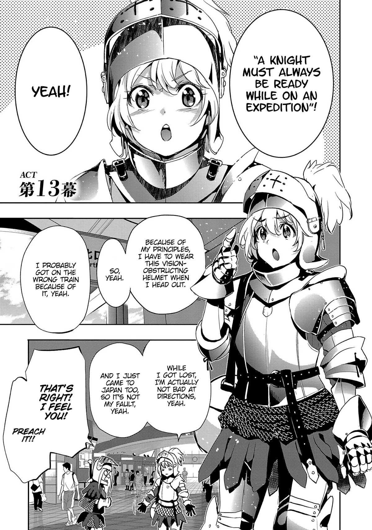 Shoujo Kishidan x Knight Tale Chapter 13 page 5 - Chapter 13: Act 13