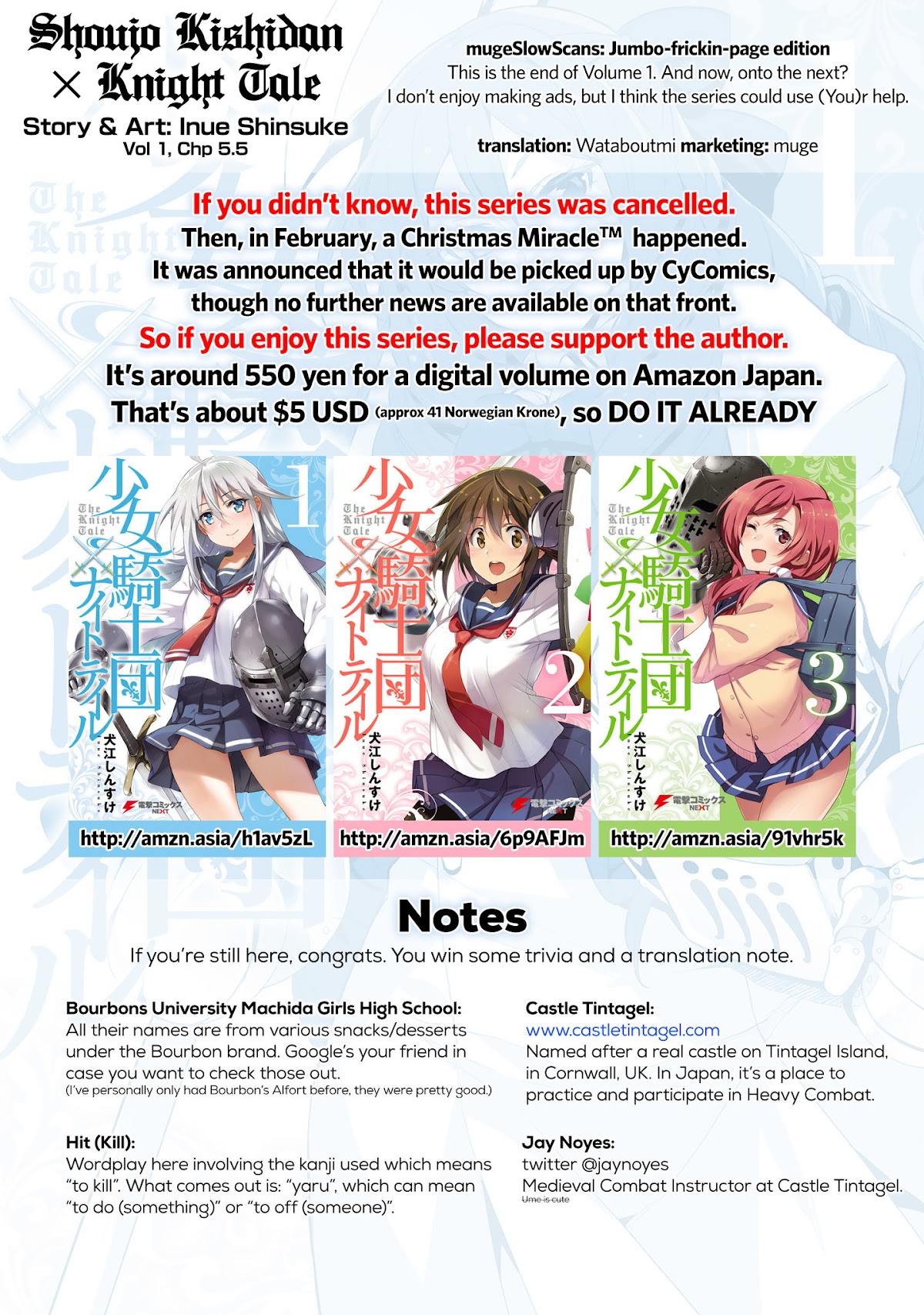 Shoujo Kishidan x Knight Tale Chapter 5.5 page 10 - Chapter 5.5: Omake and Origin