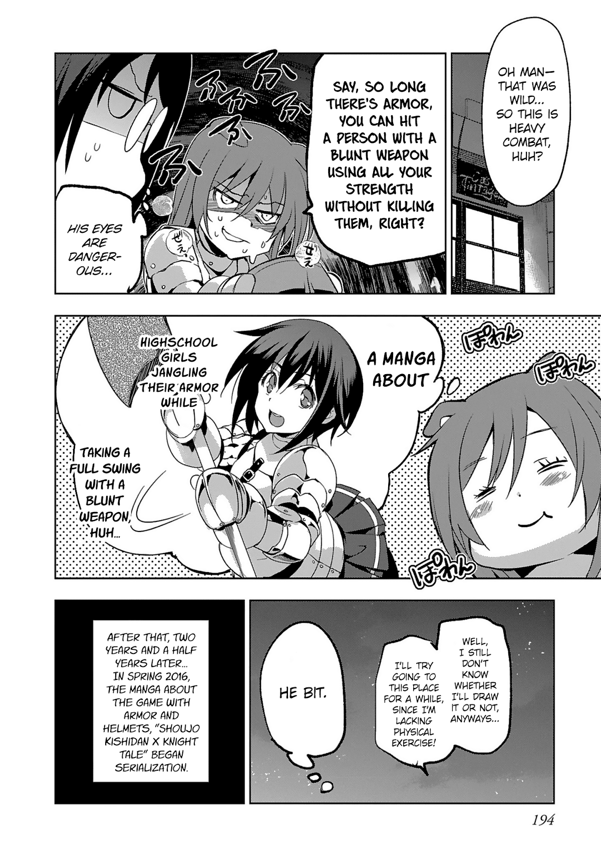 Shoujo Kishidan x Knight Tale Chapter 5.5 page 6 - Chapter 5.5: Omake and Origin