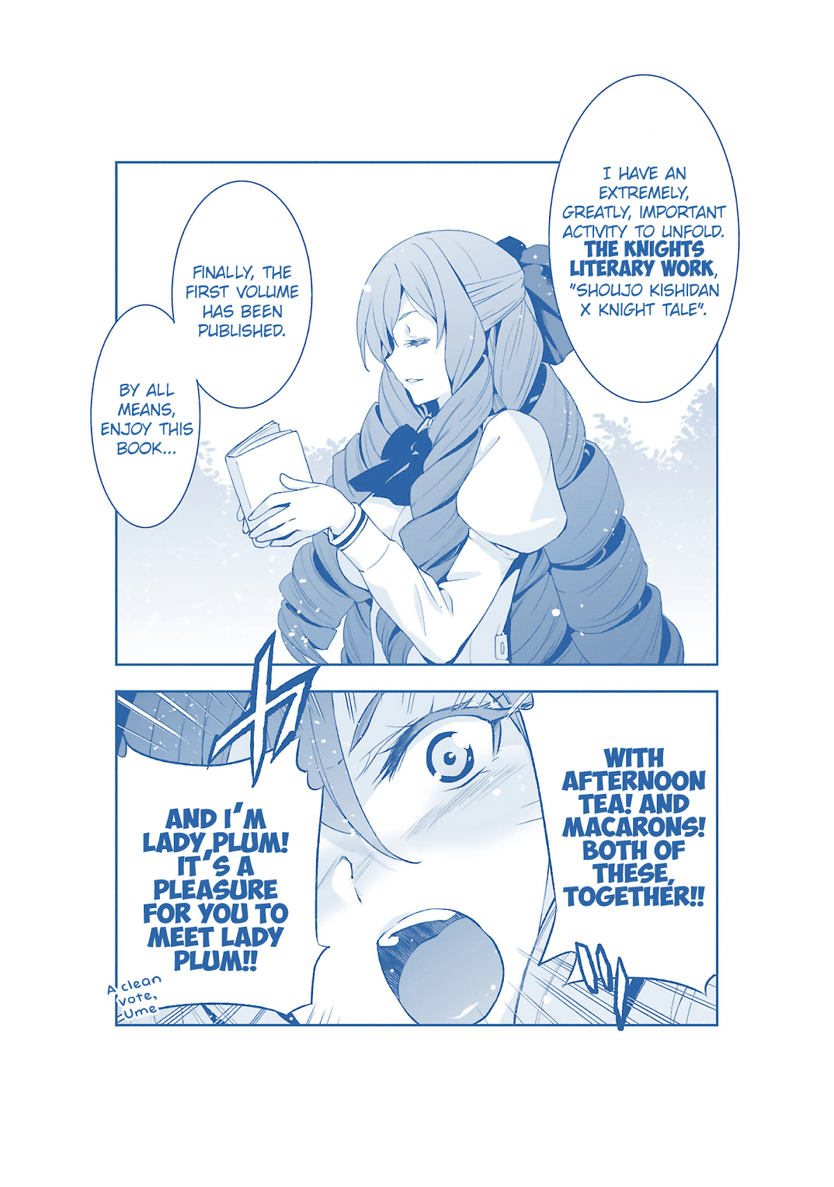 Shoujo Kishidan x Knight Tale Chapter 5.5 page 8 - Chapter 5.5: Omake and Origin