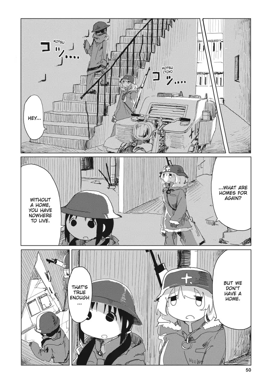 Shoujo Shuumatsu Ryokou Chapter 11 page 6 - Chapter 11: Residence