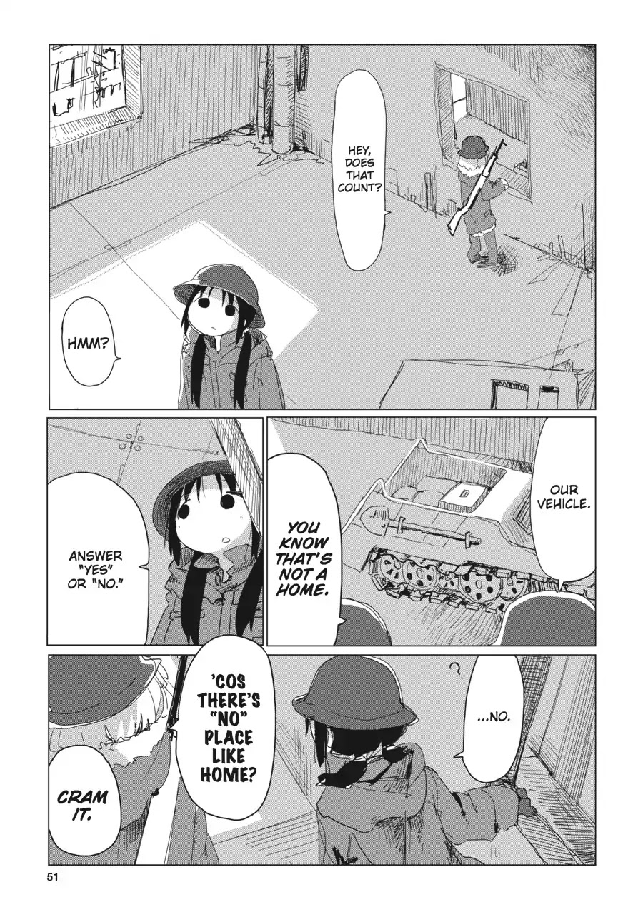 Shoujo Shuumatsu Ryokou Chapter 11 page 7 - Chapter 11: Residence