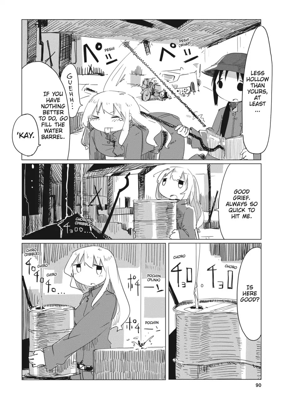 Shoujo Shuumatsu Ryokou Chapter 13 page 9 - Chapter 13: Rain Song