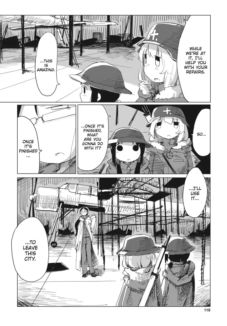 Shoujo Shuumatsu Ryokou Chapter 14 page 17 - Chapter 14: Breakdown