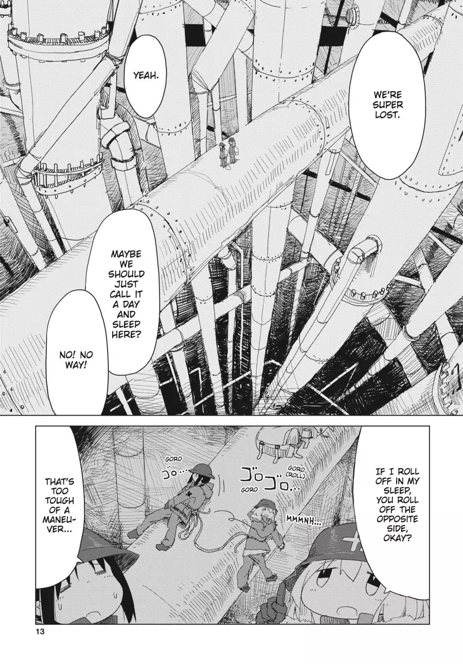Shoujo Shuumatsu Ryokou Chapter 17 page 14 - Chapter 17: Labyrinth