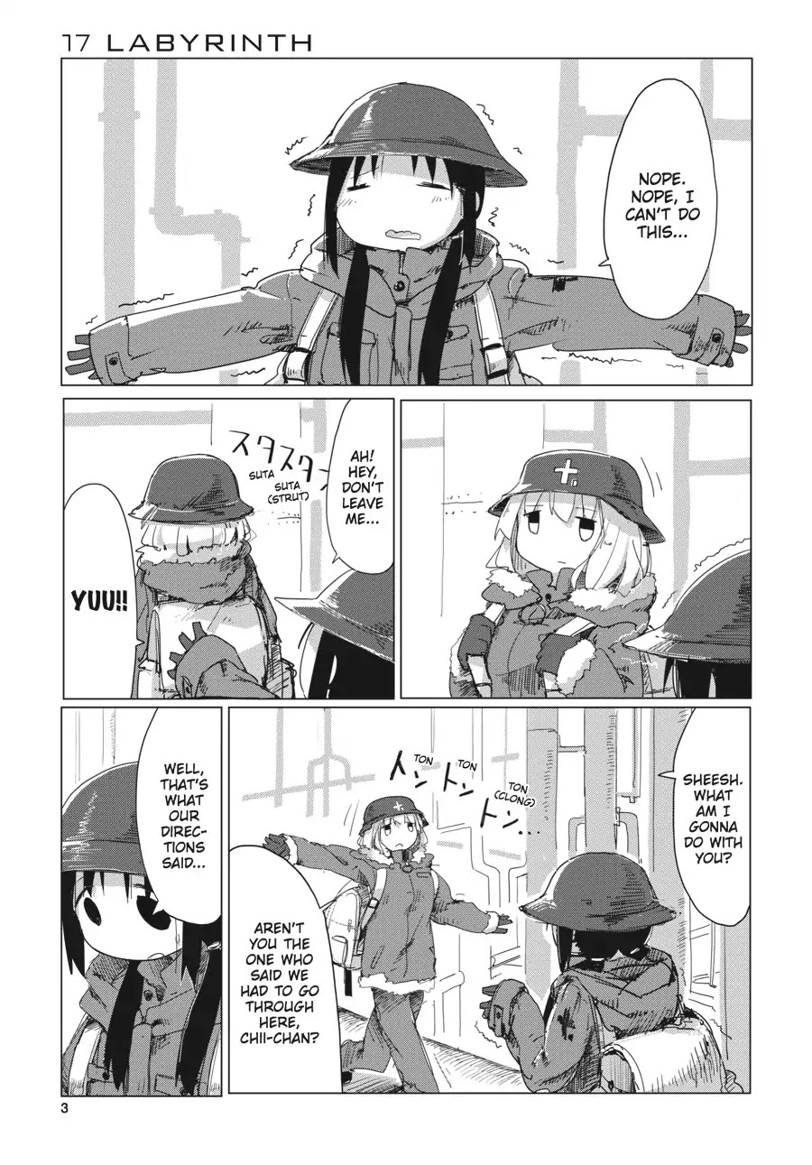Shoujo Shuumatsu Ryokou Chapter 17 page 4 - Chapter 17: Labyrinth