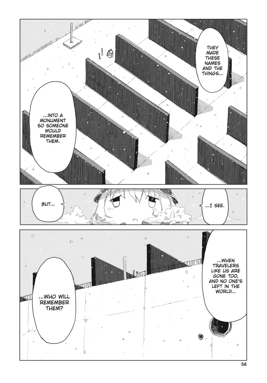 Shoujo Shuumatsu Ryokou Chapter 19 page 14 - Chapter 19: Memories
