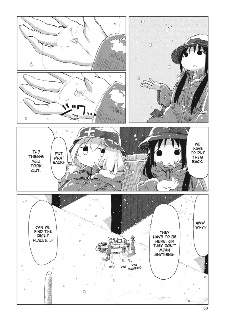 Shoujo Shuumatsu Ryokou Chapter 19 page 16 - Chapter 19: Memories