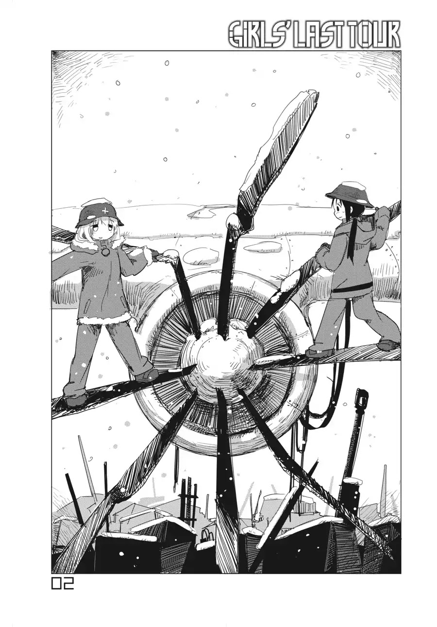 Shoujo Shuumatsu Ryokou Chapter 2 page 1 - Chapter 2: War