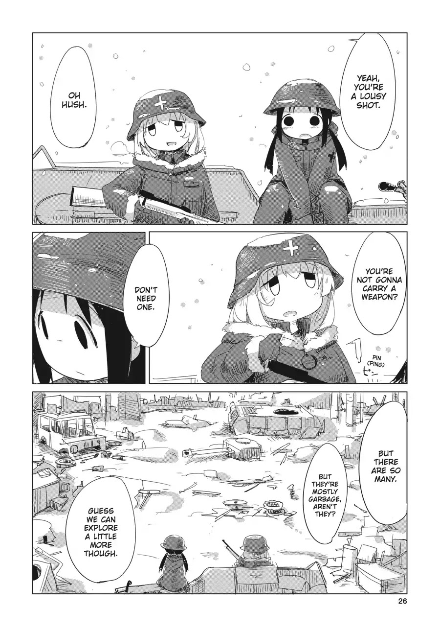 Shoujo Shuumatsu Ryokou Chapter 2 page 5 - Chapter 2: War