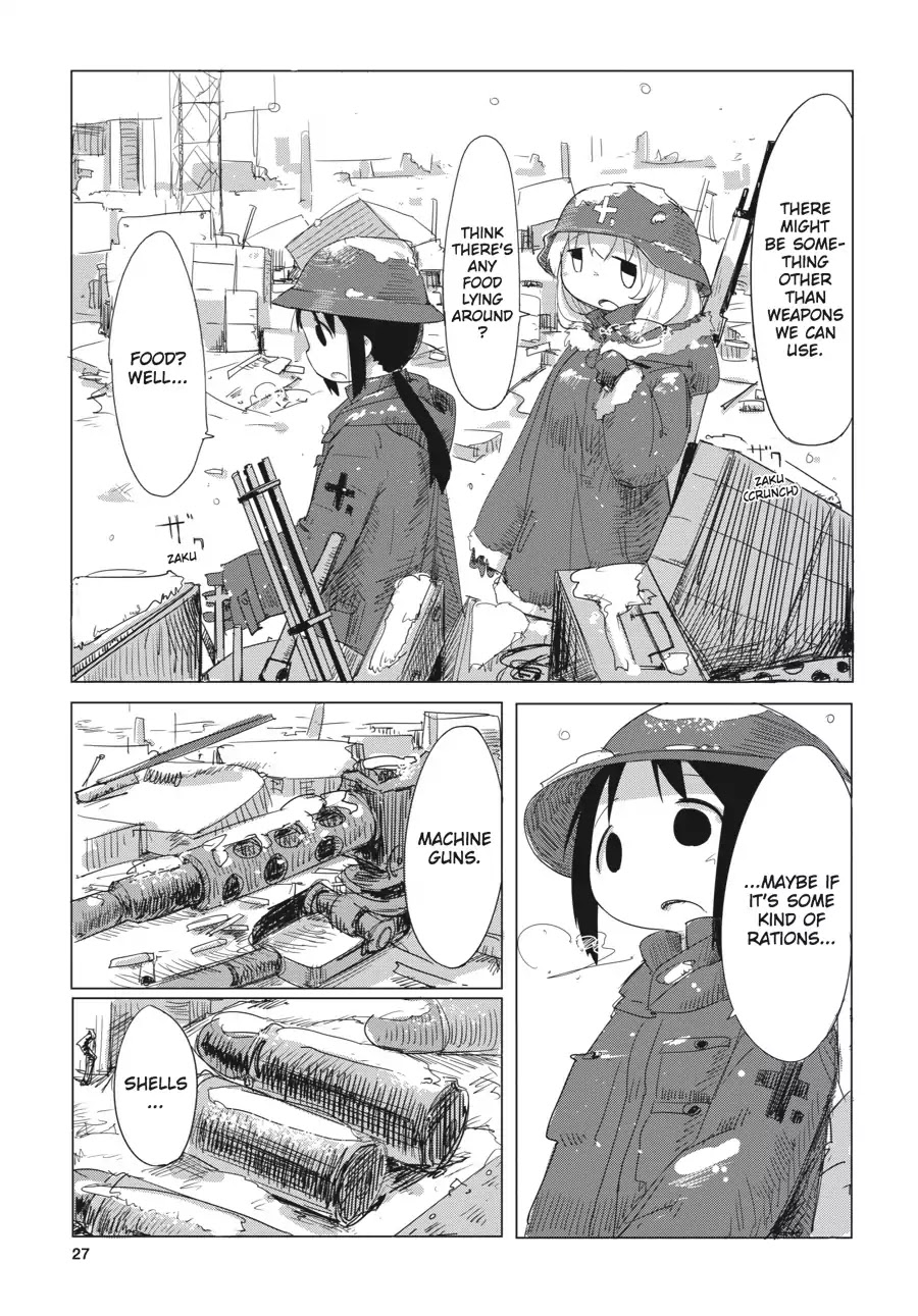Shoujo Shuumatsu Ryokou Chapter 2 page 6 - Chapter 2: War