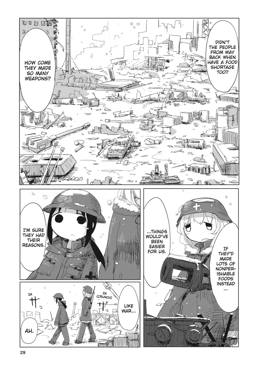 Shoujo Shuumatsu Ryokou Chapter 2 page 8 - Chapter 2: War