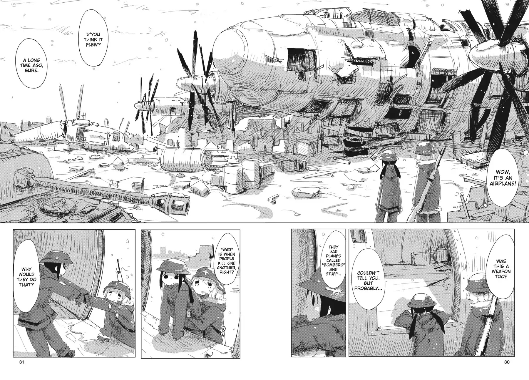 Shoujo Shuumatsu Ryokou Chapter 2 page 9 - Chapter 2: War