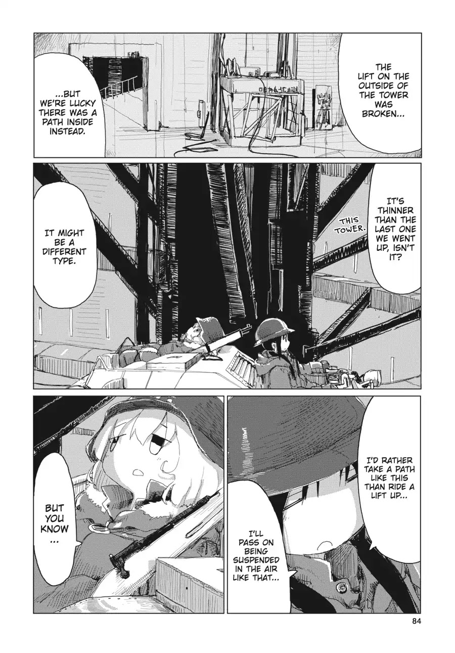 Shoujo Shuumatsu Ryokou Chapter 21 page 5 - Chapter 21: Spirals