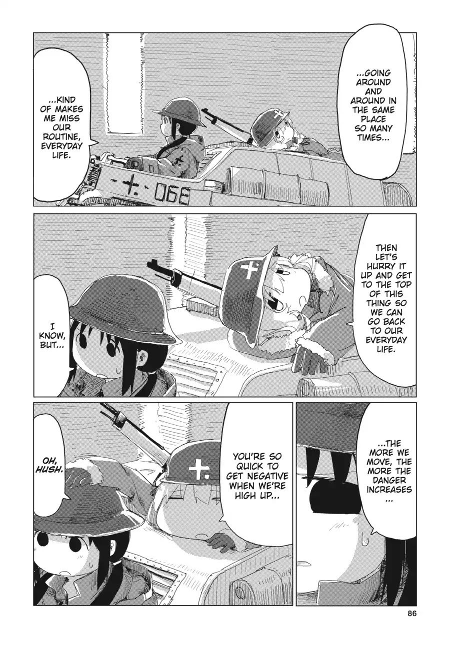 Shoujo Shuumatsu Ryokou Chapter 21 page 7 - Chapter 21: Spirals