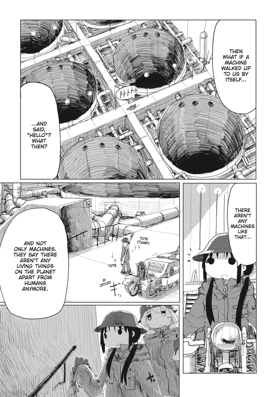 Shoujo Shuumatsu Ryokou Chapter 22 page 13 - Chapter 22: Technology