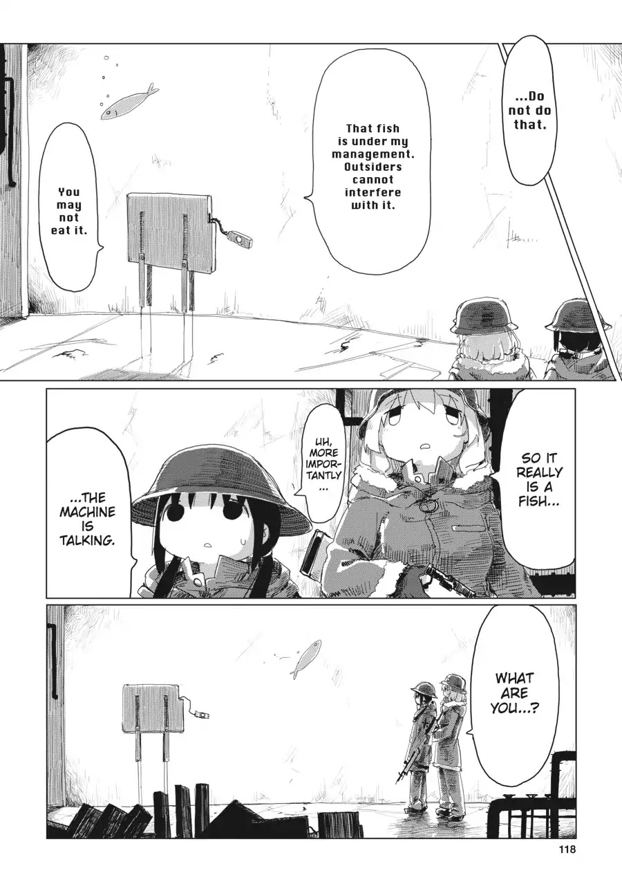 Shoujo Shuumatsu Ryokou Chapter 23 page 4 - Chapter 23: Water Tank